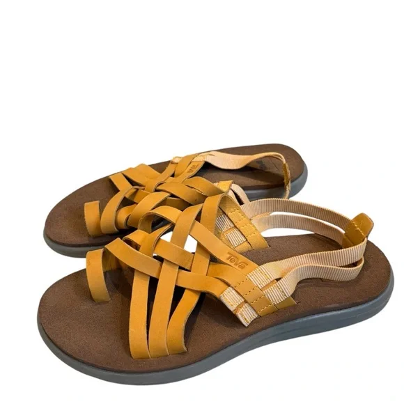 Teva Yellow Women's Sandals - Picture 5 of 13